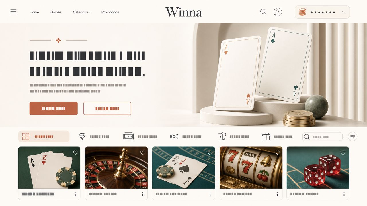 Winna casino screenshot
